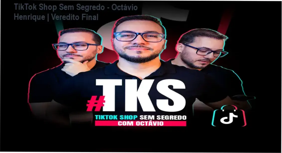 Capa do treinamento Ecossistema TKS focado em vendas orgânicas no TikTok Shop